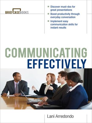 cover image of Communicating Effectively